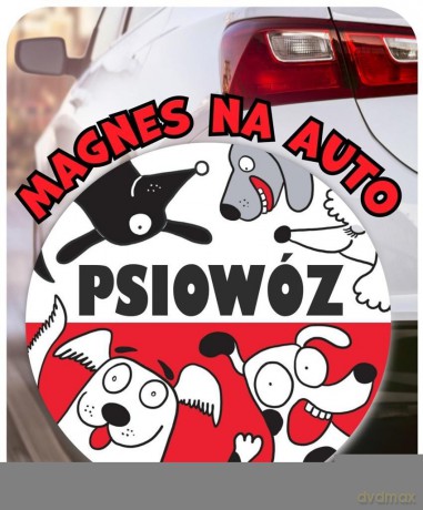 Magnes na auto PSIOWÓZ