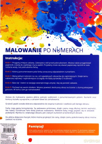 Malowanie po numerkach Creative Adults. Panda