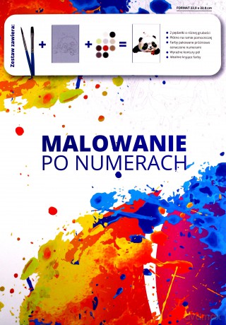 Malowanie po numerkach Creative Adults. Panda