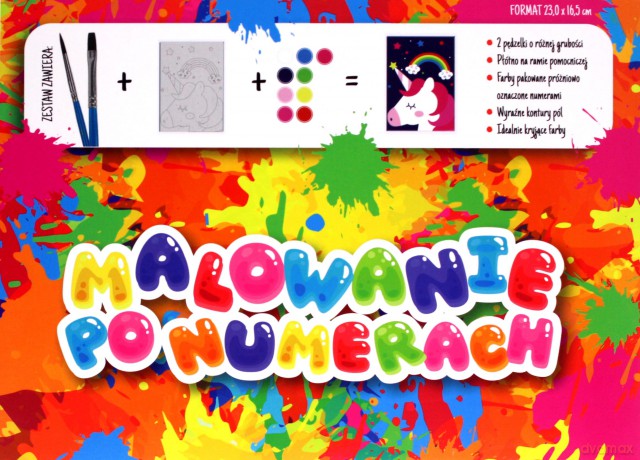Malowanie po numerkach Creative Kids. Jednorożec