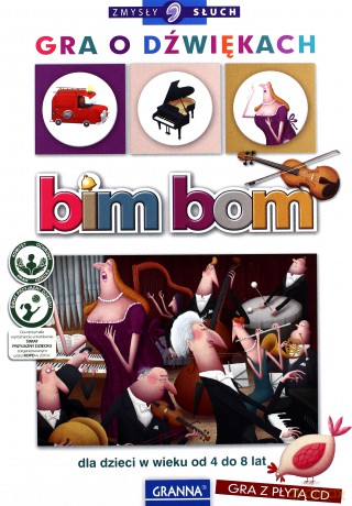 Bim Bom - gra dźwiękowa. Gra Planszowa [GRA PLANSZOWA]