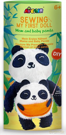 Moja pierwsza lalka do uszycia - Panda