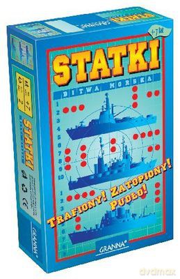 Statki Bitwa Morska Gra Planszowa (twarda) [KSIĄŻKA]