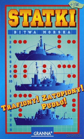 Statki Bitwa Morska Gra Planszowa (twarda) [KSIĄŻKA]