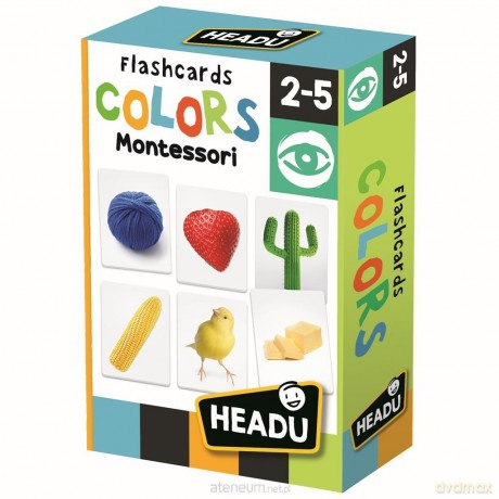 Montessori Fiszki Kolory