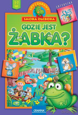 Gdzie Jest Żabka Smoka Obiboka Gra Planszowa (twarda) [GRA PLANSZOWA]