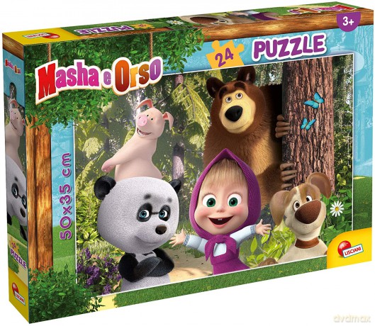 Plus 24 el. Masza i Niedźwiedź 2 [PUZZLE]