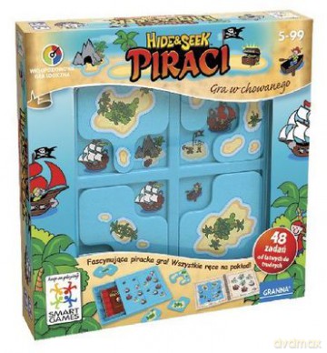 Piraci Hide Seek Gra Planszowa (twarda) [GRA PLANSZOWA]