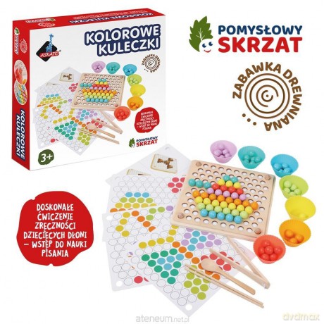 Pomysłowy skrzat - kolorowe kuleczki
