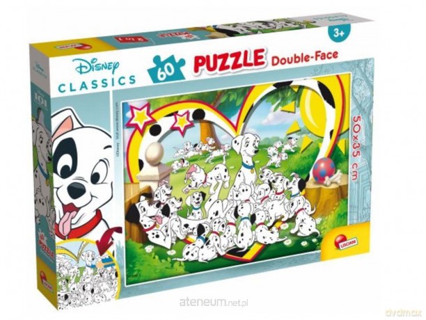 Puzzle dwustronne Plus 60 el.Klasyka Disney [PUZZLE]