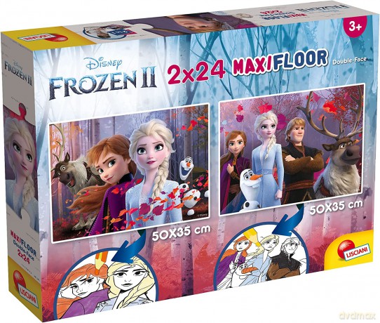 Puzzle Supermaxi 2x24 el.Kraina Lodu [PUZZLE]