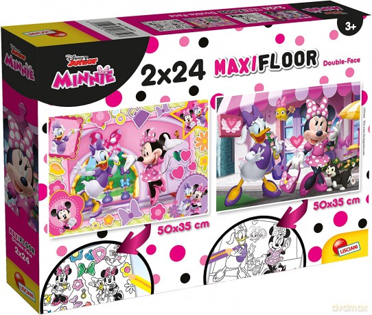 Puzzle Supermaxi 2x24 el.Minnie [PUZZLE]