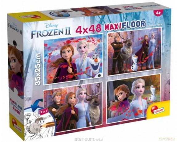 Puzzle Supermaxi 4x48 el.Kraina Lodu 2 [PUZZLE]