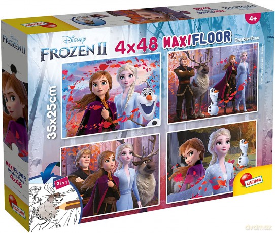 Puzzle Supermaxi 4x48 el.Kraina Lodu 2 [PUZZLE]