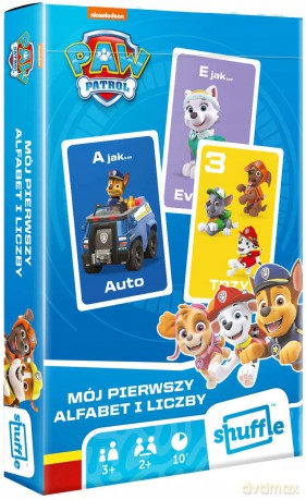 Shuffle - Paw Patrol Mój pierwszy alfabet i liczby [KARTY]