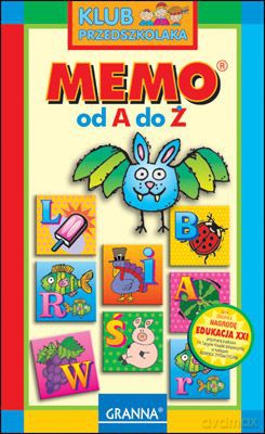 Memo Od A Do Ż Gra Planszowa [GRA PLANSZOWA]