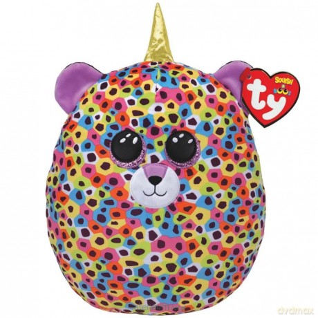 Squish-a-Boos Giselle wielokolorowy leopard 22 cm