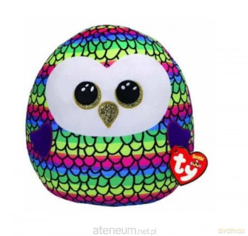 Squish-a-Boos Owen wielobarwna sowa 30 cm