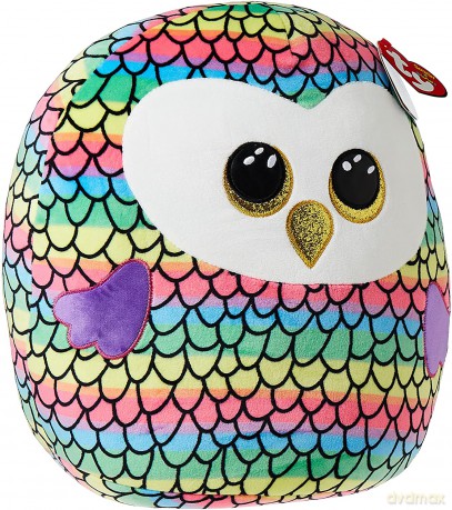 Squish-a-Boos Owen wielobarwna sowa 30 cm