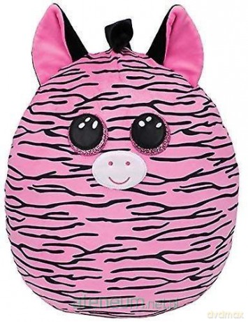 Squish-a-Boos Zoey różowa zebra 22 cm