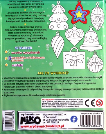 Świąteczne wypychanki piaskowe - pakiet 1