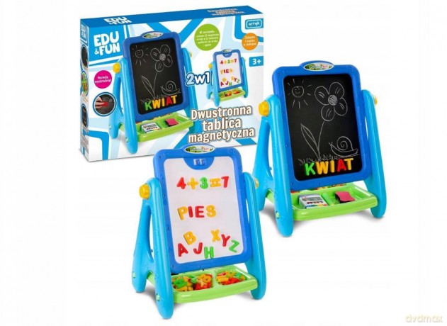 Tablica magnetyczna dwustronna Edu&Fun