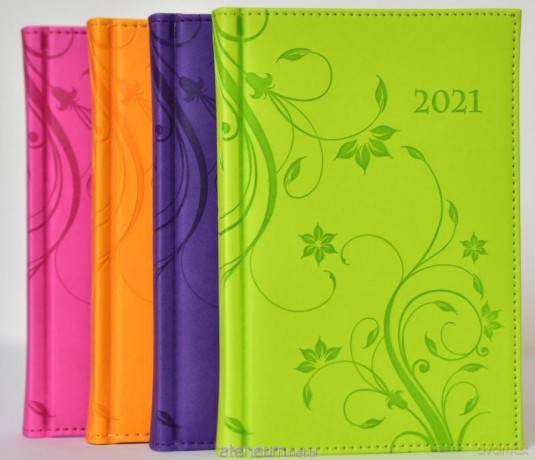Terminarz 2022 Dzienny B6 Vivella kwiaty MIX [KALENDARZ]