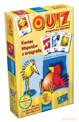 Quiz Koniec Kłopotów Z Ortografia Gra Planszowa (twarda) [KSIĄŻKA]