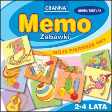 Memo Zabawki Gra Planszowa [GRA PLANSZOWA]