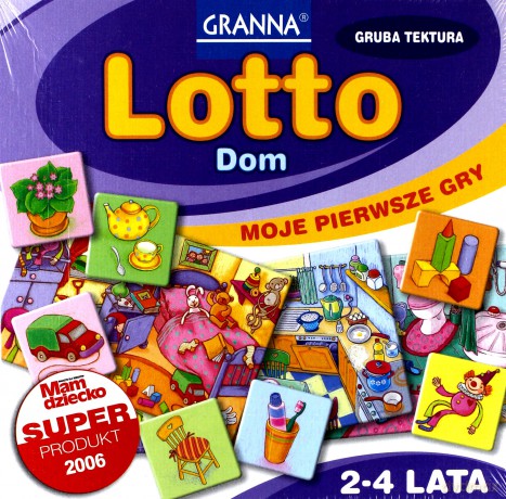 Lotto Dom Gra Planszowa (twarda) [GRA PLANSZOWA]