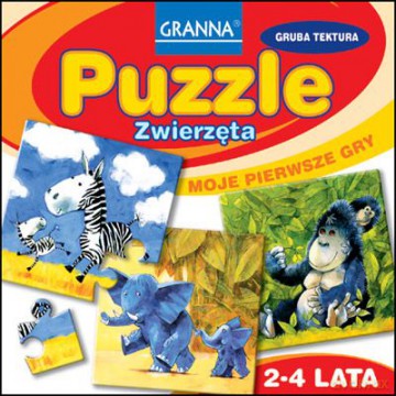 Puzzle Zwierzęta Gra Planszowa [GRA PLANSZOWA]