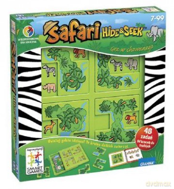 Safari Hide Seek Gra Planszowa (twarda) [GRA PLANSZOWA]