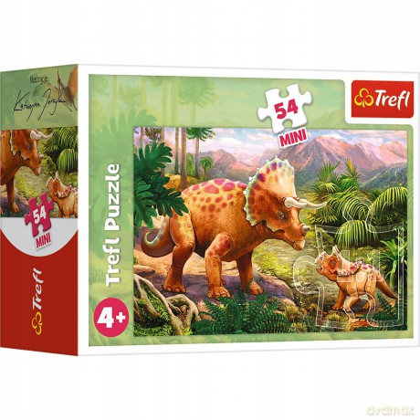 TREFL 54 el. mini Niesamowite dinozaury 2 [PUZZLE]