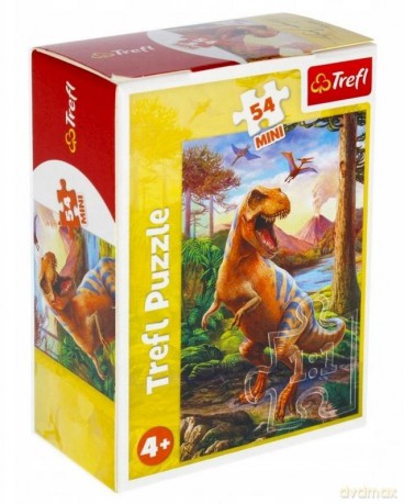 TREFL 54 el. mini Niesamowite dinozaury 4 [PUZZLE]