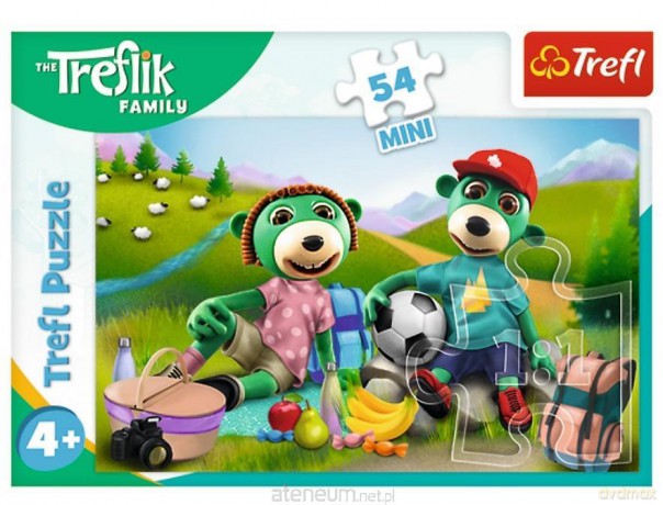 TREFL 54 el. mini Wesoły świat Treflików 4 [PUZZLE]