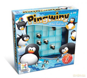 Pingwiny Na Lodzie Gra Planszowa (twarda) [GRA]