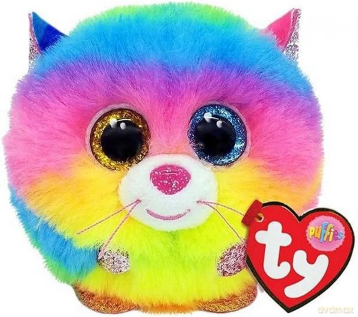 Ty Puffies Gizmo - tęczowy kot