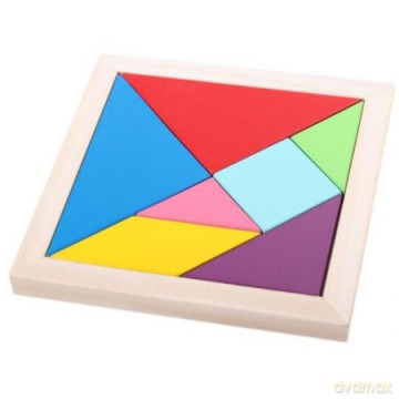 Układanka drewniana - Tangram