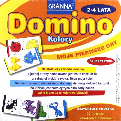 Domino Kolory Gra Planszowa [GRA PLANSZOWA]