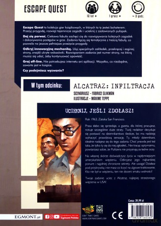 Alcatraz Infiltracja. Escape Quest - Fabrice Glikman [KOMIKS]