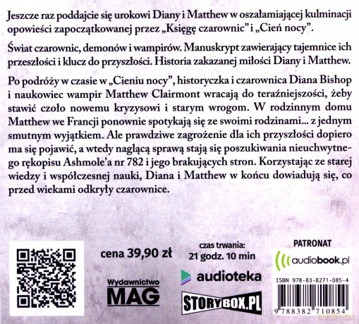 Księga życia - Deborah Harkness [AUDIOBOOK]