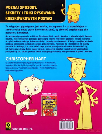 Kurs rysowania postaci z kreskówek - Christopher Hart [KSIĄŻKA]