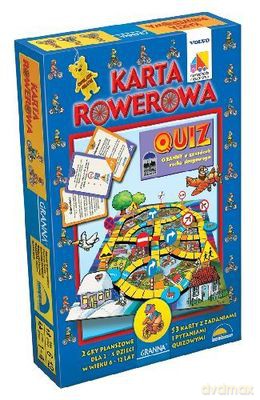 Karta Rowerowa Gra Planszowa (twarda) [KSIĄŻKA]