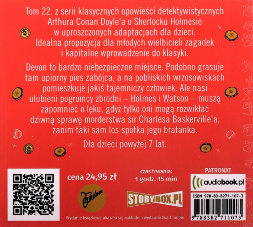Pies Baskerville'ów. Klasyka dla dzieci. Sherlock Holmes - Arthur Conan Doyle [AUDIOBOOK]