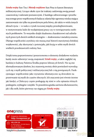 Sztuka wojny wyd. 3 - Sun Tzu [KSIĄŻKA]