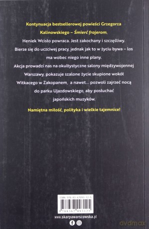 Śmierć frajerom. Złota maska - Grzegorz Kalinowski [KSIĄŻKA]