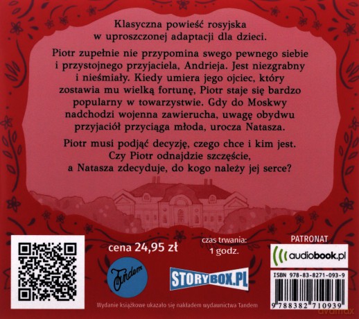 Wojna i Pokój. Klasyka dla dzieci. Literatura rosyjska - Lew Tołstoj [AUDIOBOOK]