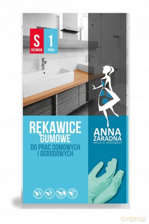 ANNA ZARADNA Rękawice Gumowe S
