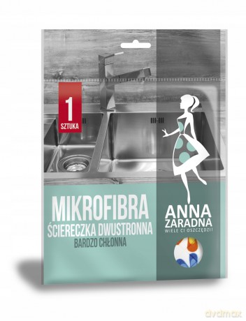 ANNA ZARADNA Ścierka Dwustronna Mikrofibra