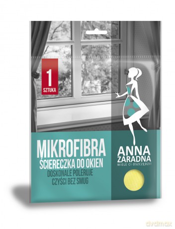 ANNA ZARADNA Ścierka Mikrofibra Do Okien